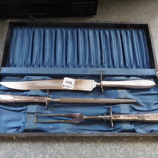 cased carving set