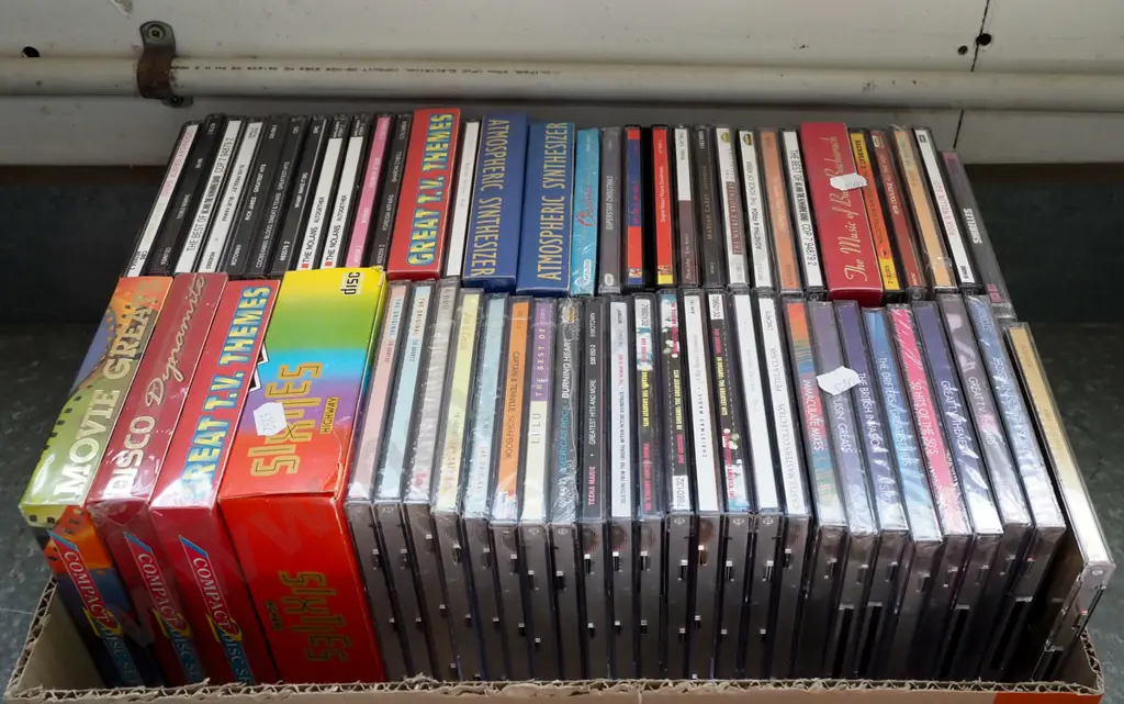 box of CDs Image 1++