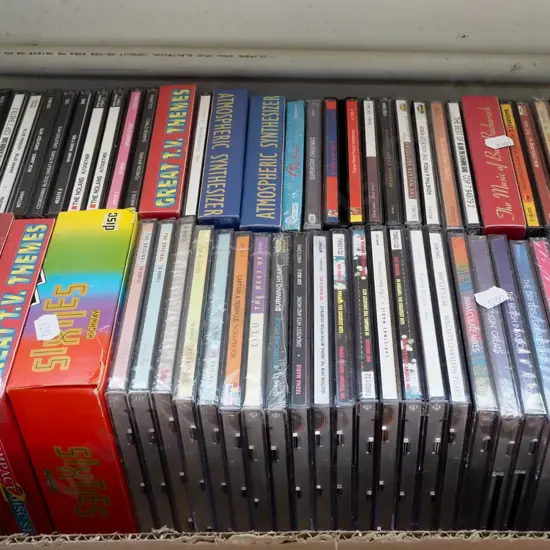 box of CDs