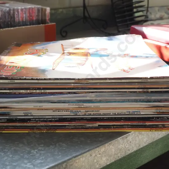 LPs; Joe Walsh, Bay City Rollers, Boney M etc