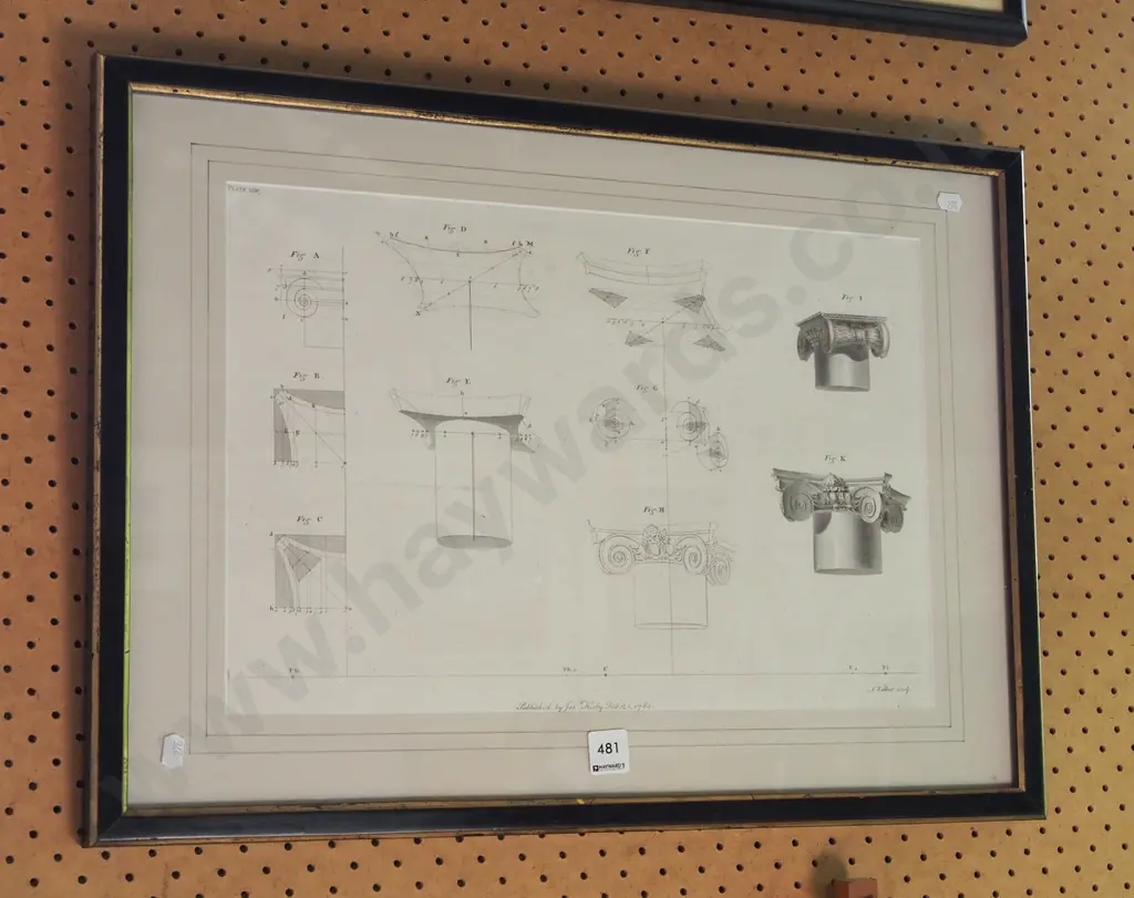 framed print - architectural details Image 1++