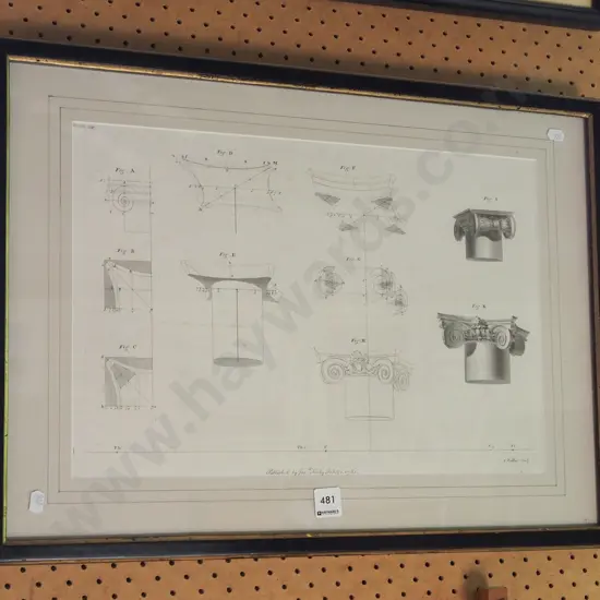 framed print - architectural details