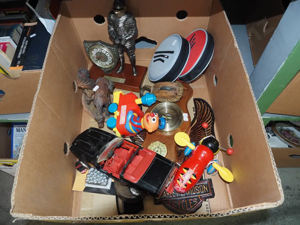 box; buzzy bees, barometers,  mantle clocks etc Image 1++