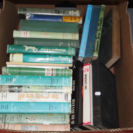 box; of cricket books