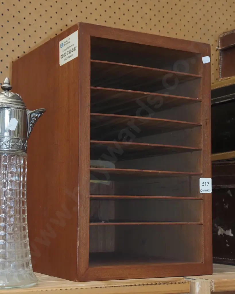 wooden stationery organiser Image 1++