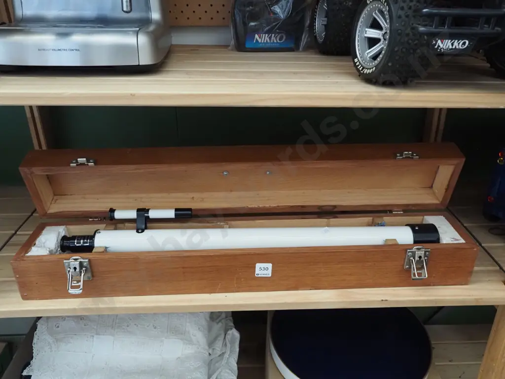 wood cased telescope Image 1++