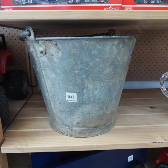 galvanised pail