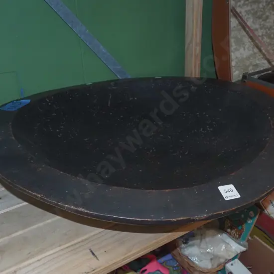 large wooden fruit bowl Diam590