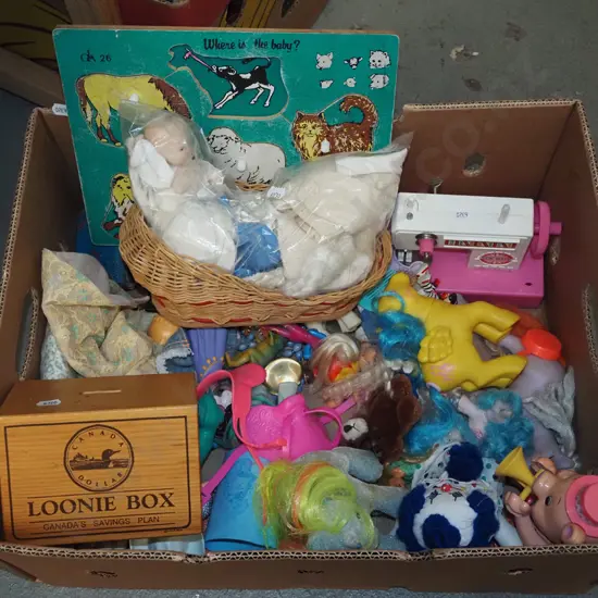 box; childrens toys
