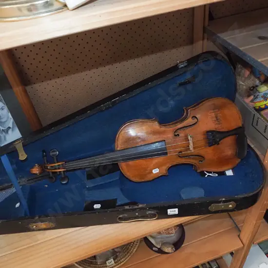 vintage violin and case