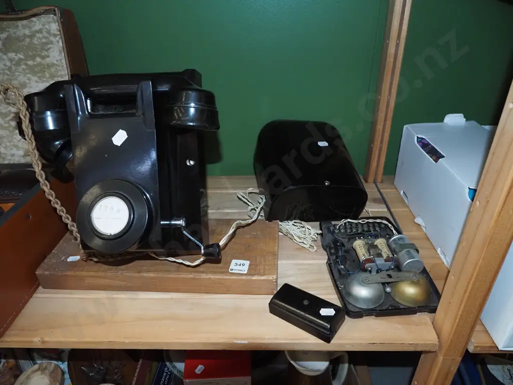 vintage telephone and accessories Image 1++