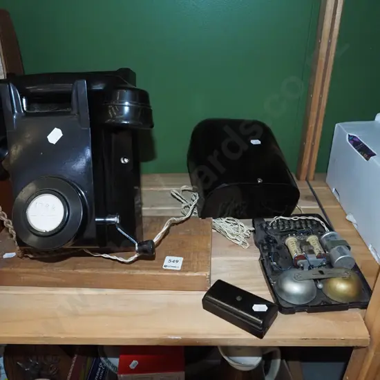 vintage telephone and accessories