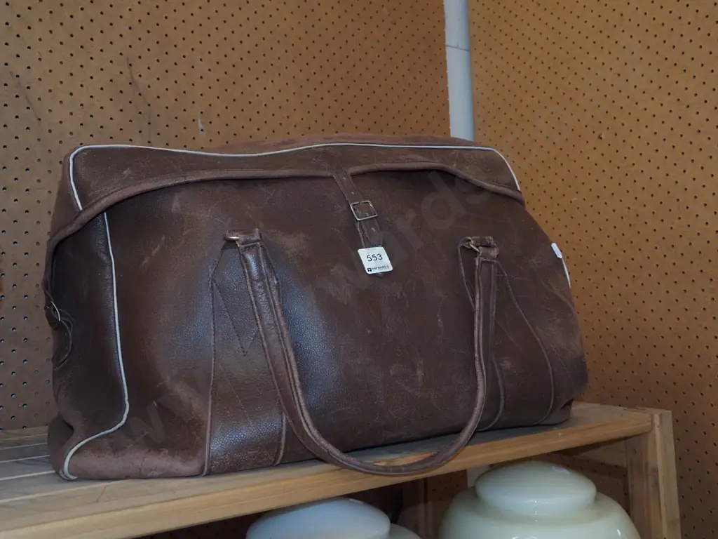 leather holdall Image 1++