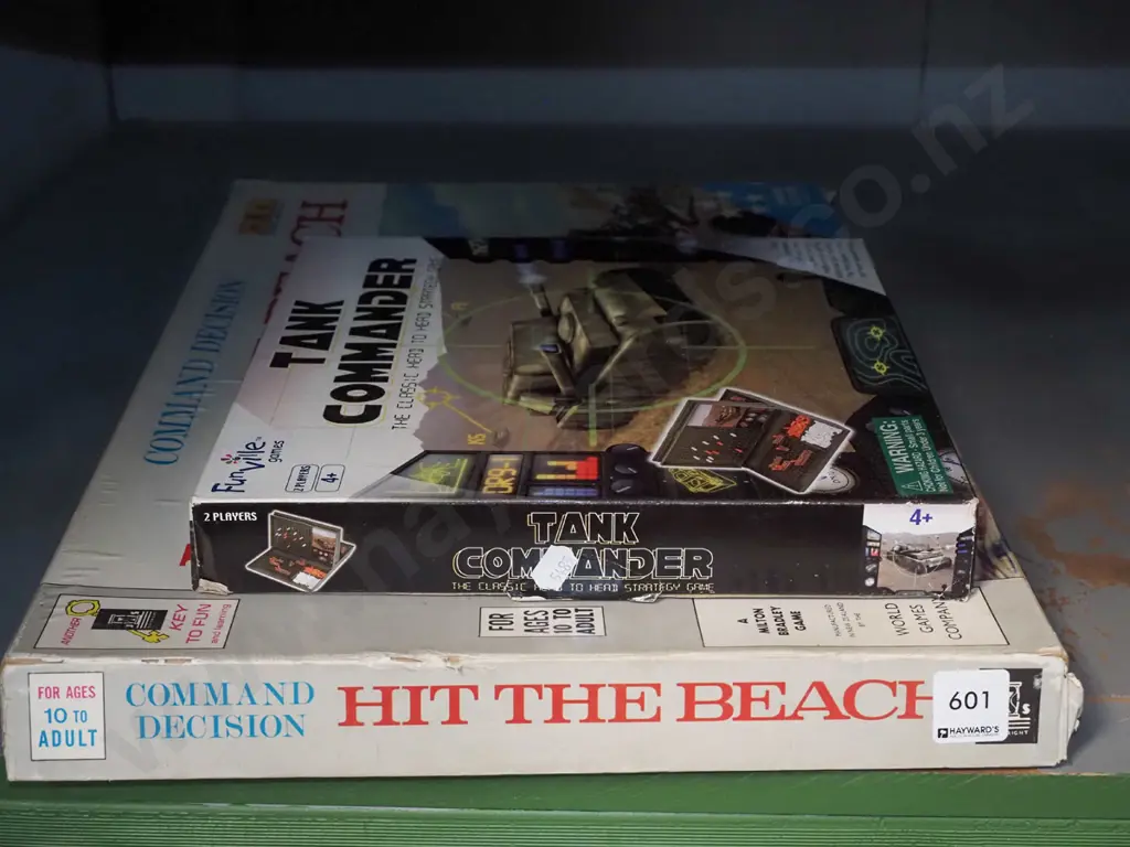 2x board games; hit the beach, tank commander Image 1++