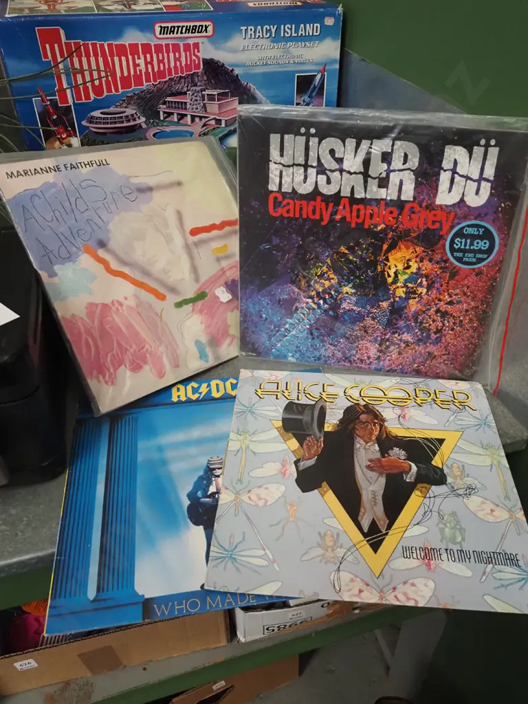 LPs; Marianne Faithful, Alice Cooper, AC/DC etc Image 1++