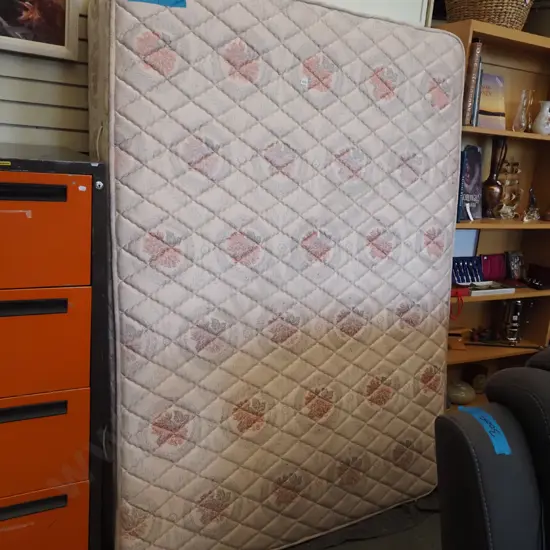 double bed base and mattress