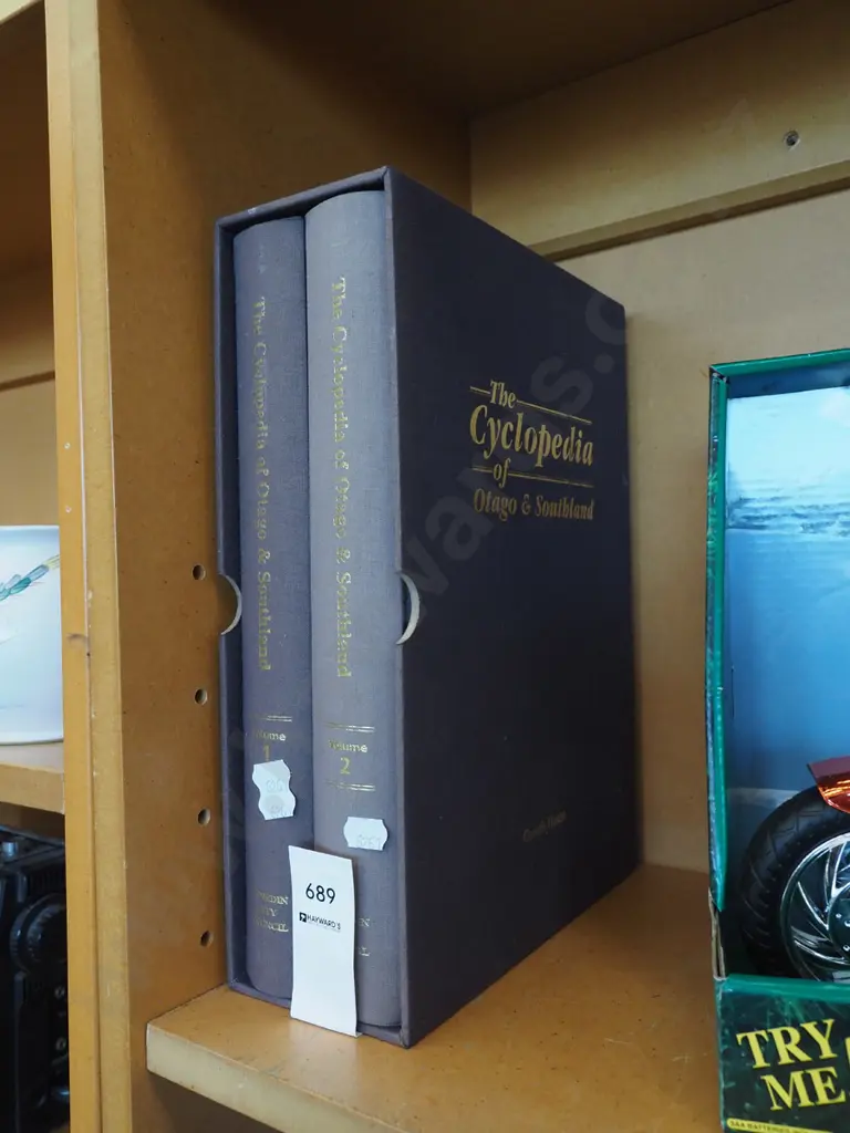 2x slip cased editions of Cyclopedia of Southland and Otago Image 1++