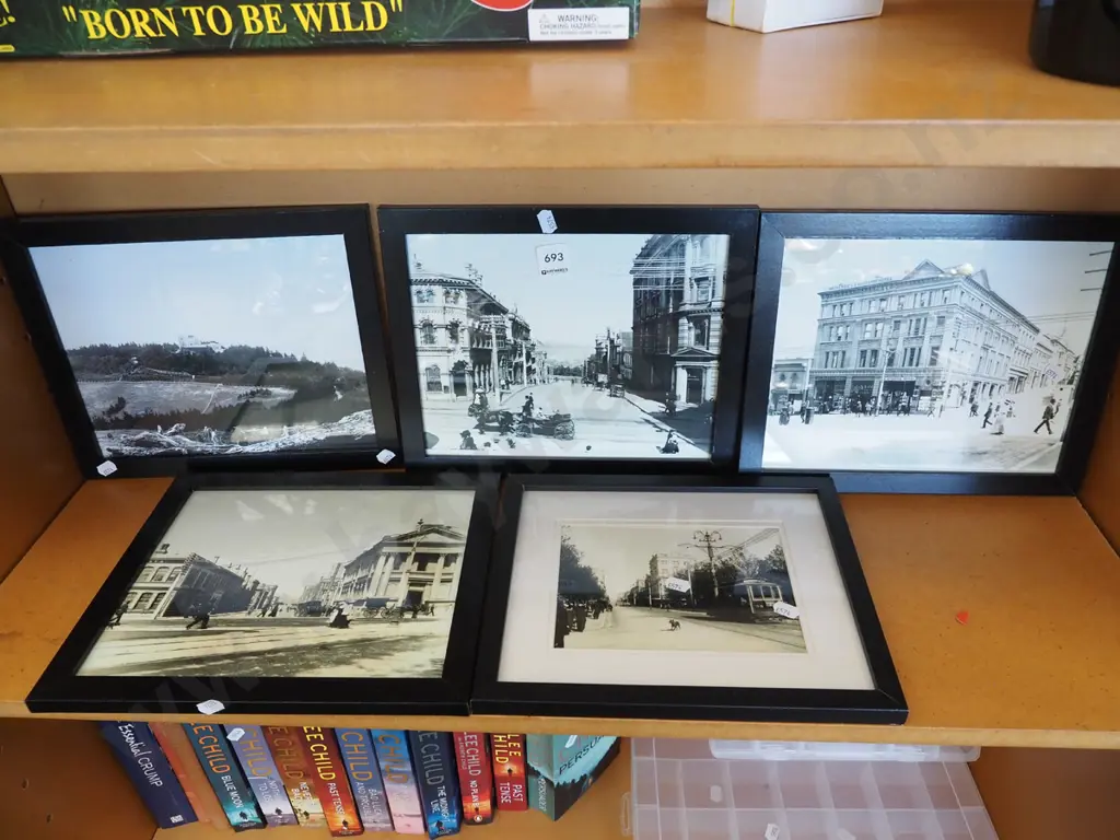 5x framed reproduction early photographs - Dunedin Image 1++