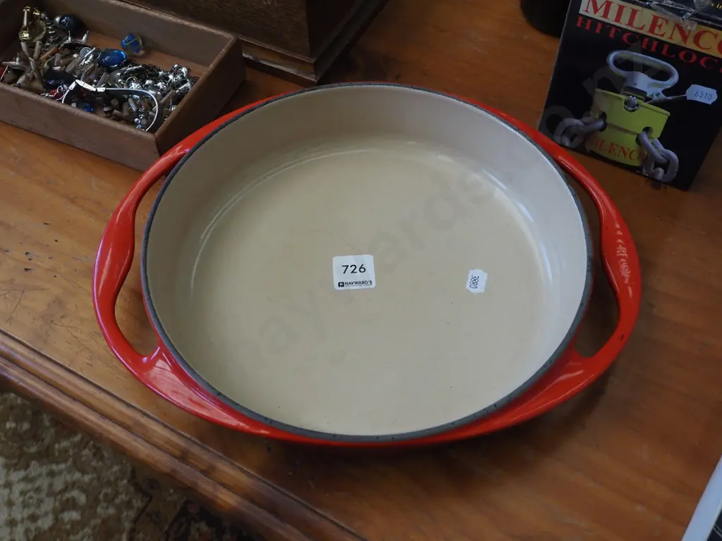 cast iron double handled tarte tartin Image 1++