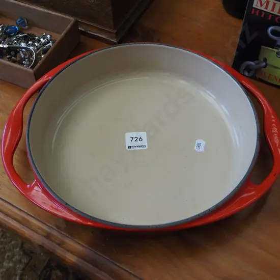 cast iron double handled tarte tartin