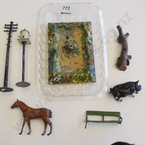 vintage lead farm animals etc
