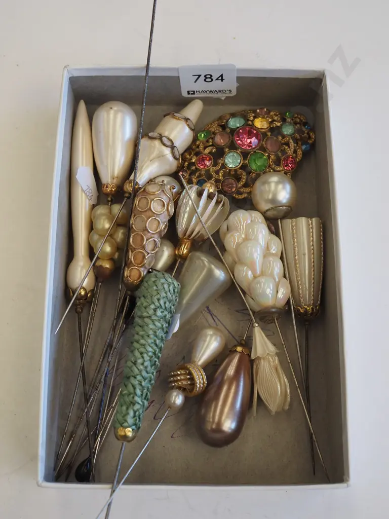 box of hat pins Image 1++