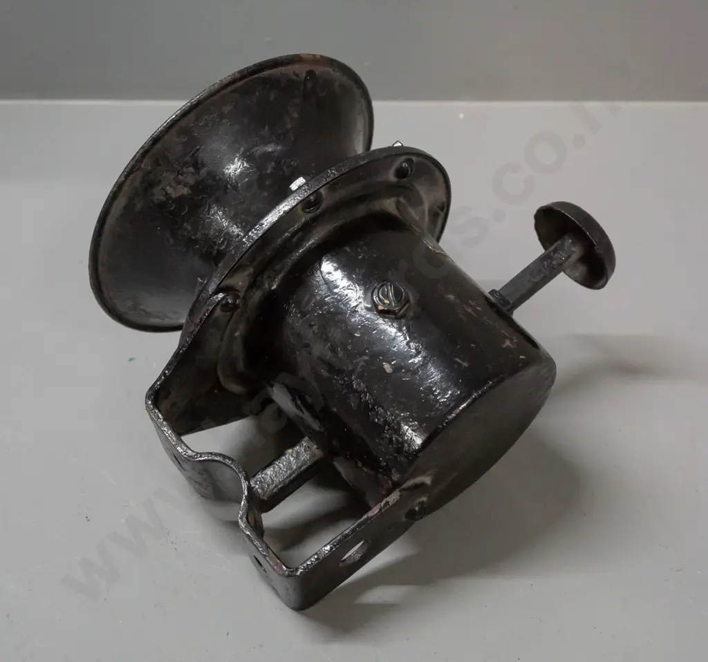 E. A. Laboratories Inc Series #2 Hand Horn Brooklyn NY. Functioning. Some chipping to paint. H-175 D-130 Image 1++