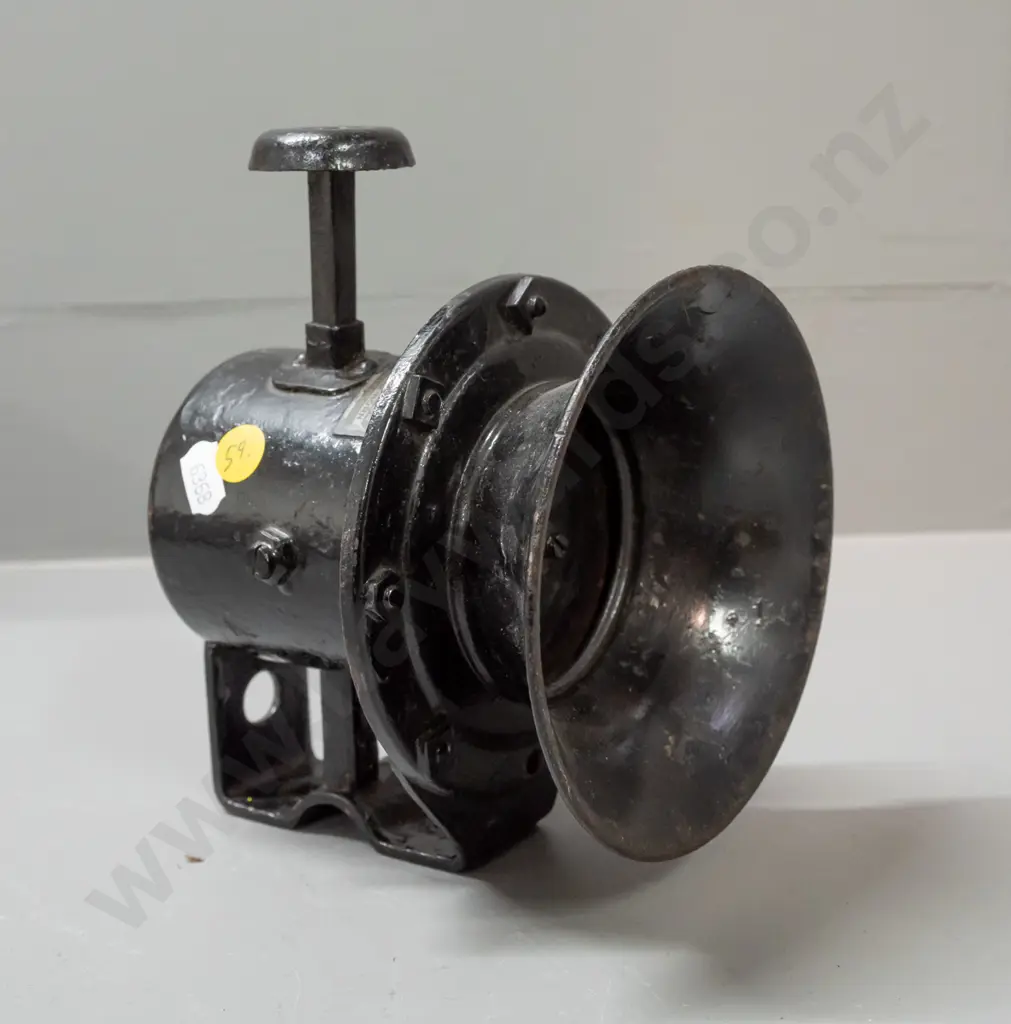 E. A. Laboratories Inc Series #2 Hand Horn Brooklyn NY. Functioning. Some chipping to paint. H-175 D-130 Image 1++