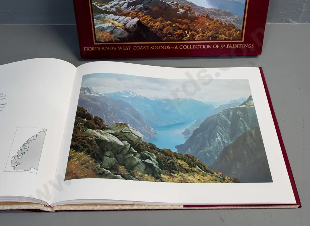 Book: signed copy "Jonathan White - New Zealand's Majestic Wilderness" w/text by John Hall-Jones, pub 1981, signed by Image 1++