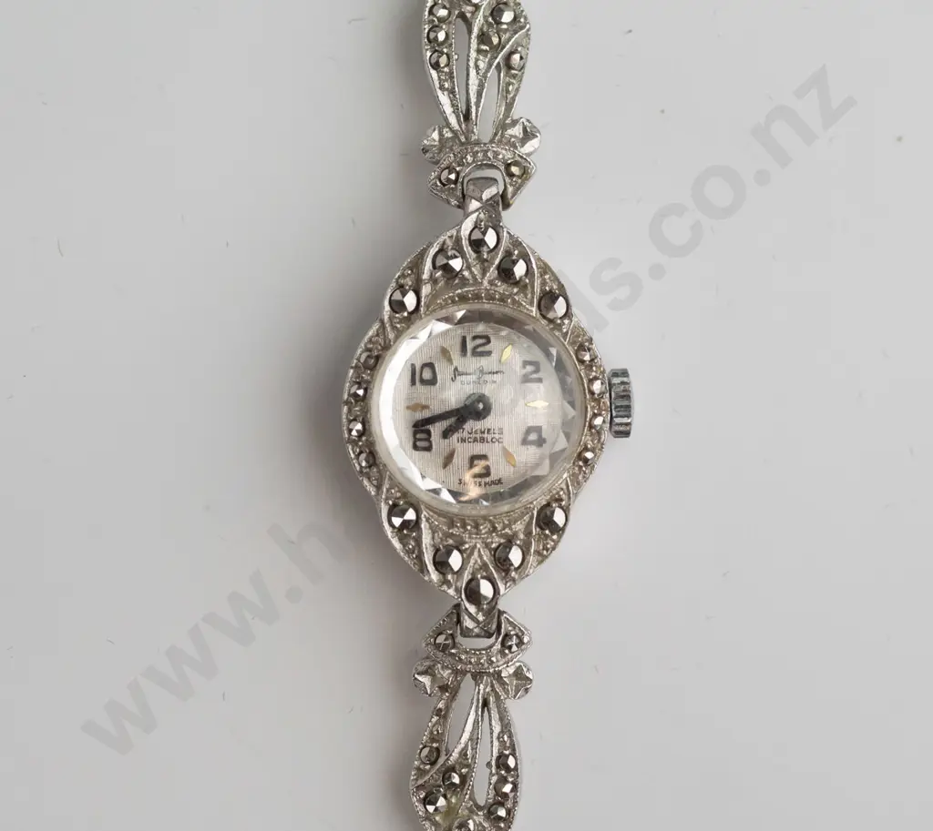 marcasite watch - Swiss made Image 1++