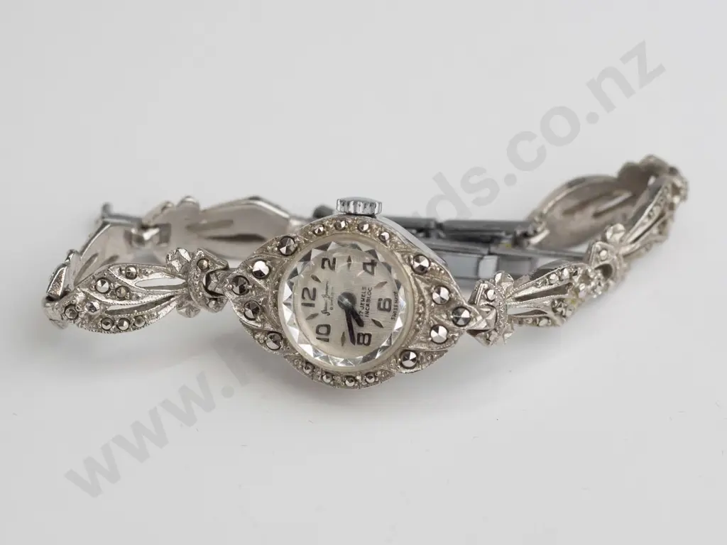 marcasite watch - Swiss made Image 1++