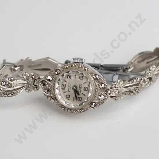marcasite watch - Swiss made