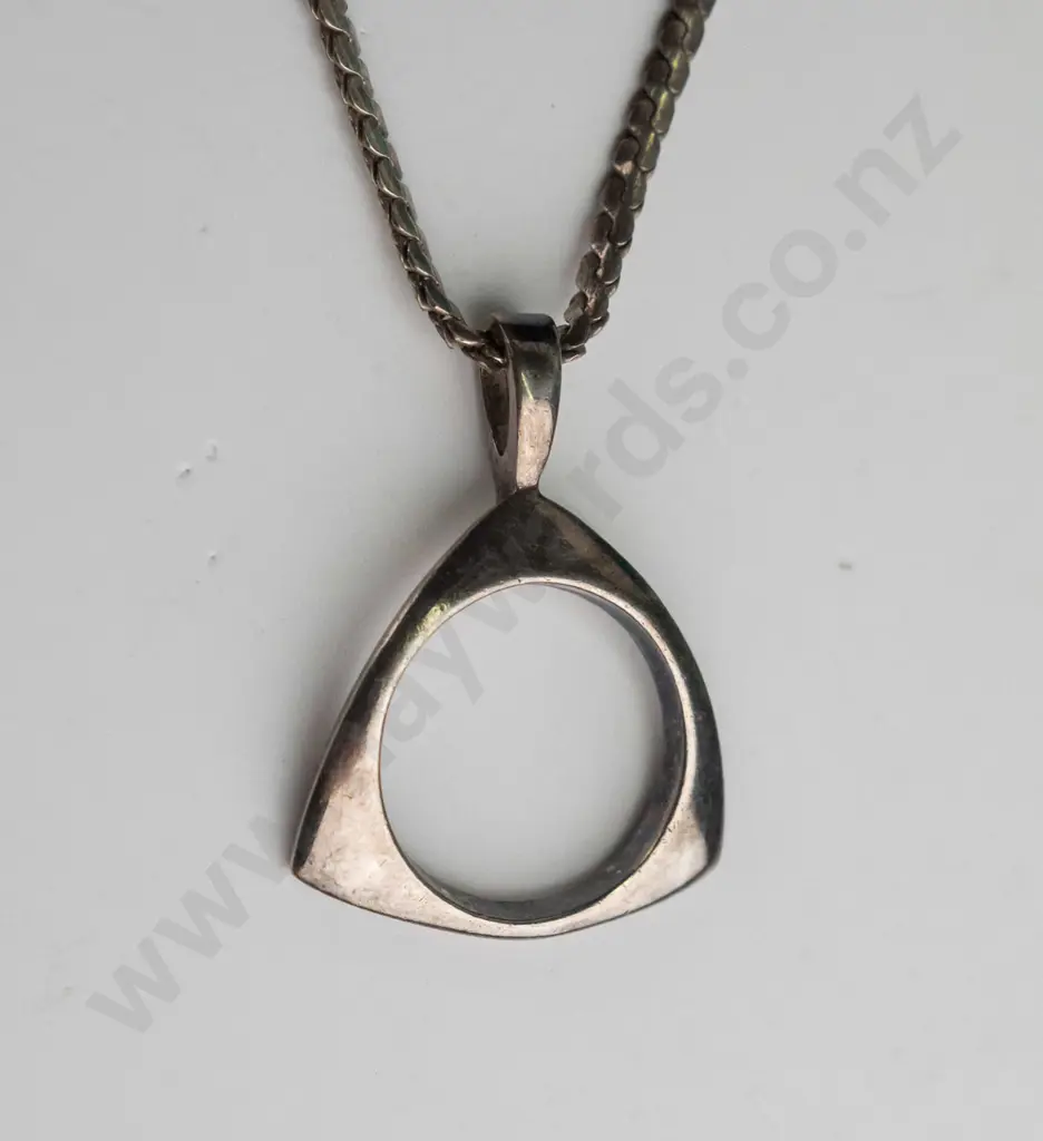 sterling silver pendant and necklace Image 1++