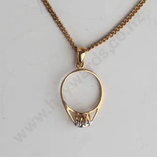 9ct ring pendant