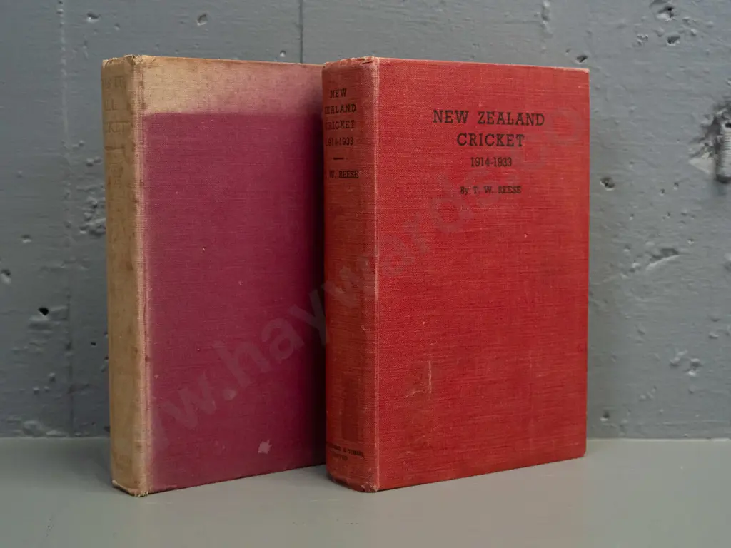 2 vintage hard cover cricket books - 1948 "Was it All Cricket?" by Daniel Reese & 1936 "New Zealand Cricket 1914-1933" Image 1++