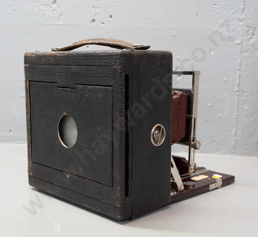 Vintage Kodak Pony Premo No. 6, folding box camera. With Bausch & Lomb planatograph 8 1/2" lens Image 1++