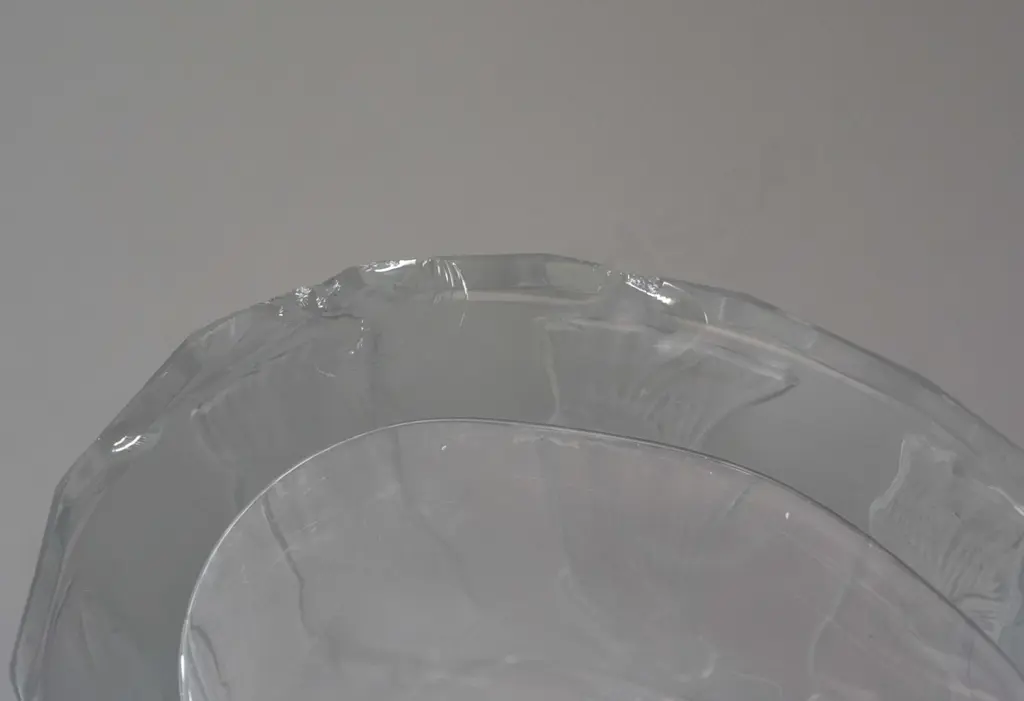 Lalique France "Femme à l'Antique" impressed frosted and clear whisky decanter with stopper - chips all around base and Image 1++