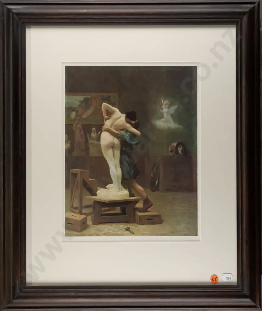 framed Print - Pygmalion & Galatea H290 W230 Image 1++