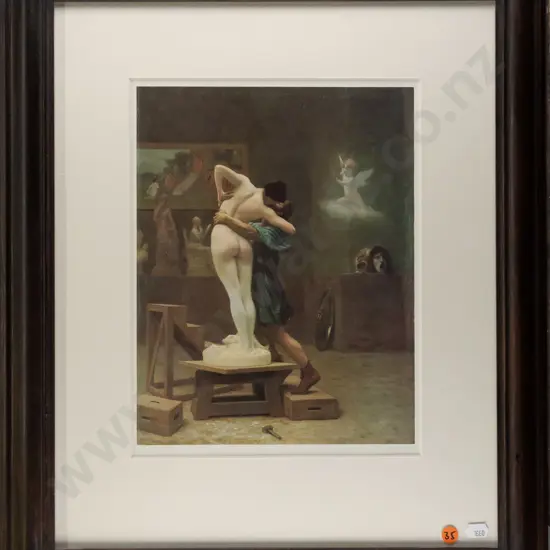 framed Print - Pygmalion & Galatea H290 W230