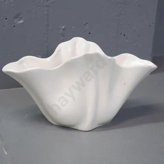 Beswick cream glaze vase, pattern #808. Some minor staining and crazing. H-165 W-310