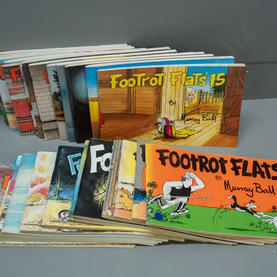 complete set of 27 Footrot Flats books - numbers 1 to 27