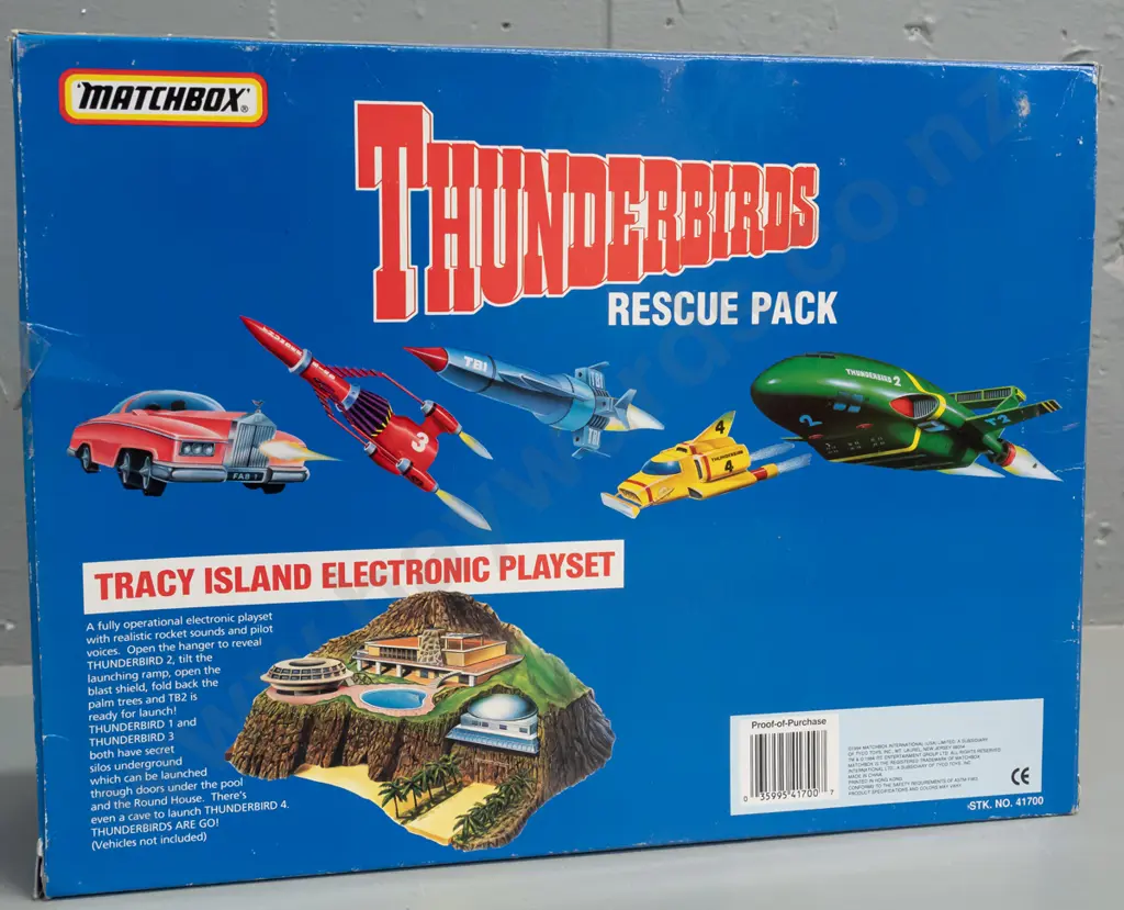 Matchbox Thunderbirds Rescue Pack boxed set of 5 vehicles - dated 1994. W-240 L-320 Image 1++