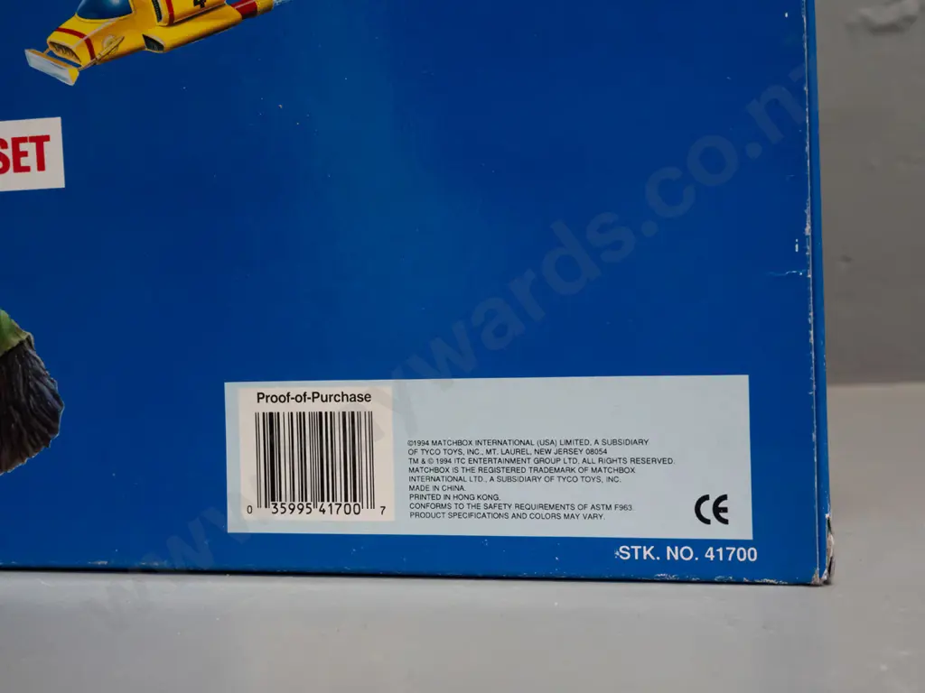 Matchbox Thunderbirds Rescue Pack boxed set of 5 vehicles - dated 1994. W-240 L-320 Image 1++