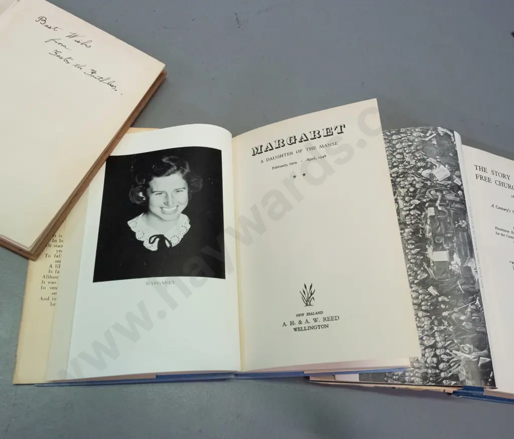 7 books - Otago church, biography and other local histories - see photos for details - wear and staining Image 1++