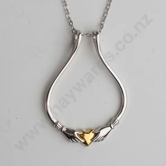 sterling silver pendant and chain