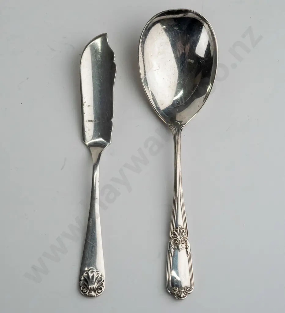 sterling silver spoon and butter knife Image 1++