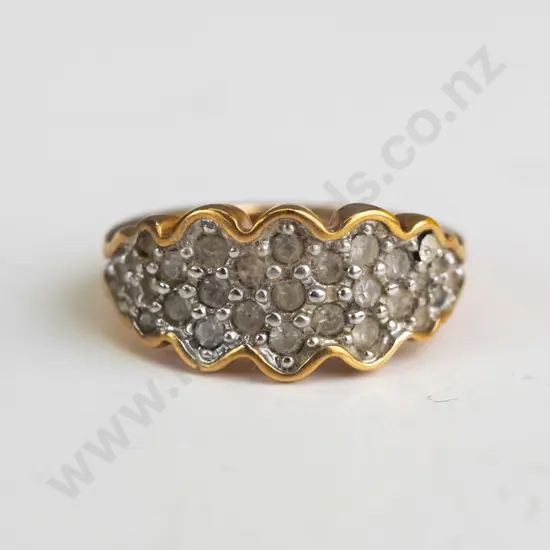 gold plated ring  - size P.5