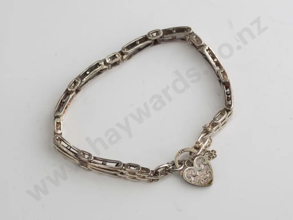 sterling silver charm bracelet Image 1++