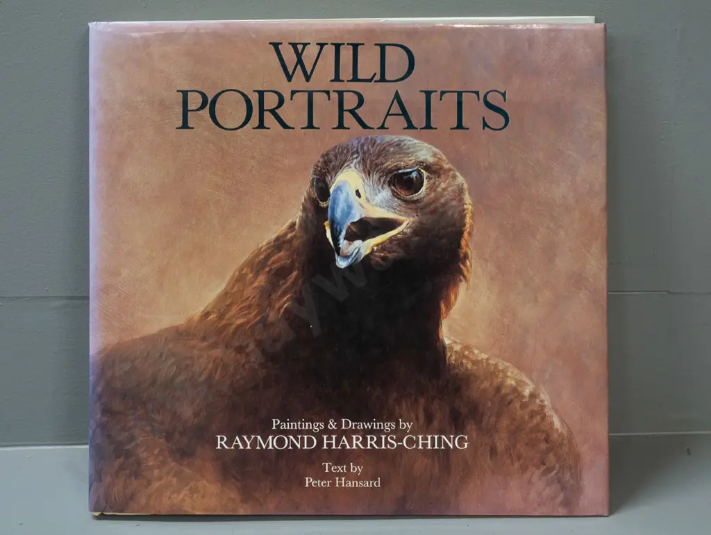 Book: Wild Portraits - Raymond Harris-Ching, text by Peter Hansard - Seto Publishing 1988 - fading to dust jacket Image 1++