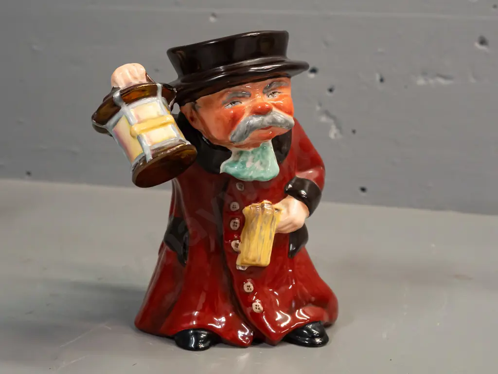 Wedgwood "Night Watchman" hand painted character jug H-170 W-135 Image 1++